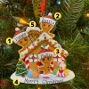 Gingerbread House Family Of 3 Personalized Christmas Ornament OR1872-3