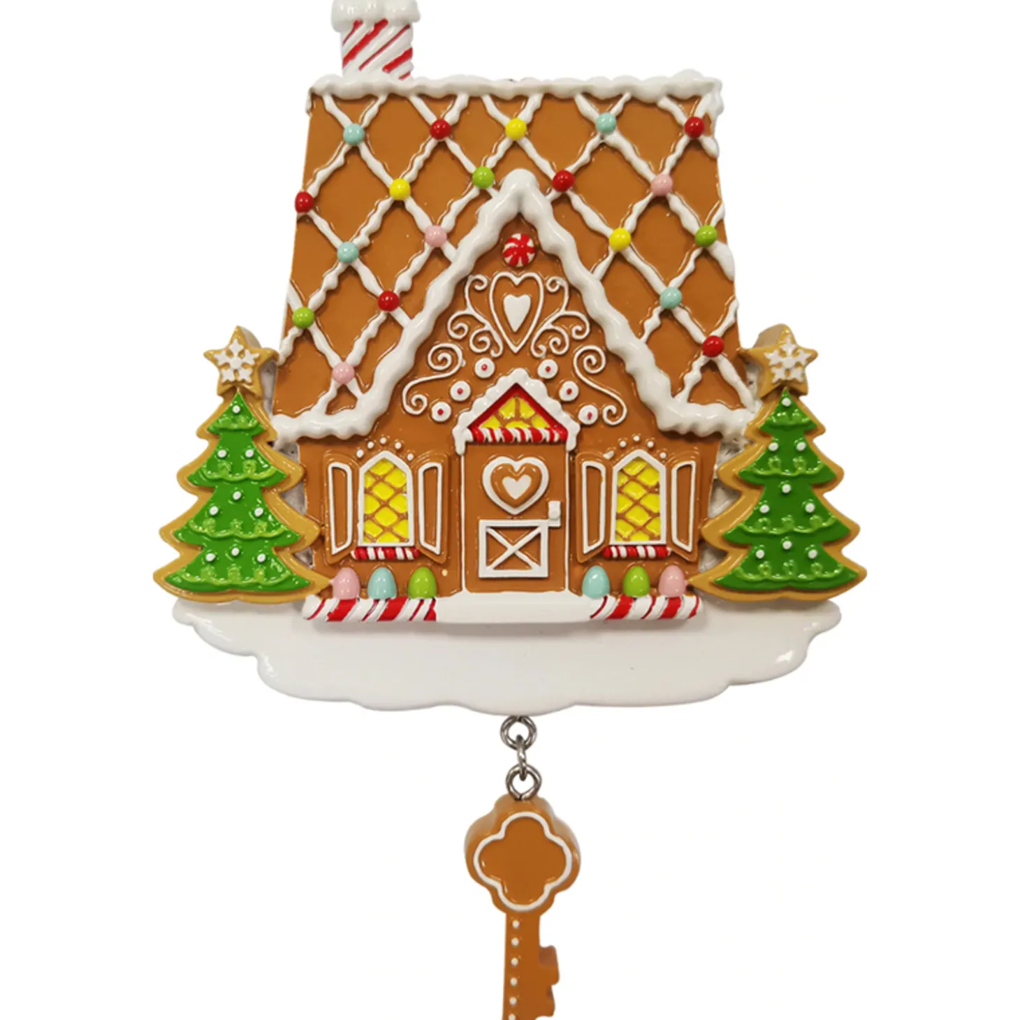 Gingerbread Our First Home Personalized Christmas Ornament OR2394