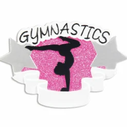Gymnastics Personalized Christmas Ornament