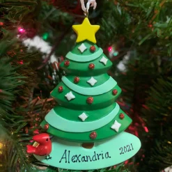 Hallmark 3.85" Christmas Tree Personalized Ornament 1HGO2503