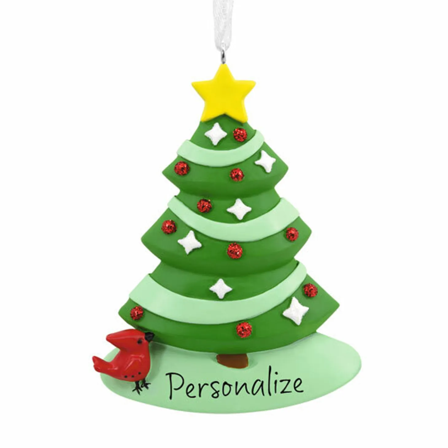 Hallmark 3.85" Christmas Tree Personalized Ornament 1HGO2503