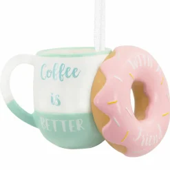 Hallmark 3.5" Coffee & Friends Christmas Ornament 1HGO2797