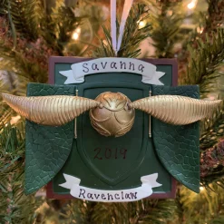 Hallmark 3" Harry Potter Golden Snitch Personalized Christmas Ornament 3HCM1000