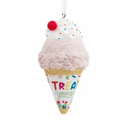 Hallmark 3.75" Ice Cream Christmas Ornament 1HGO2315