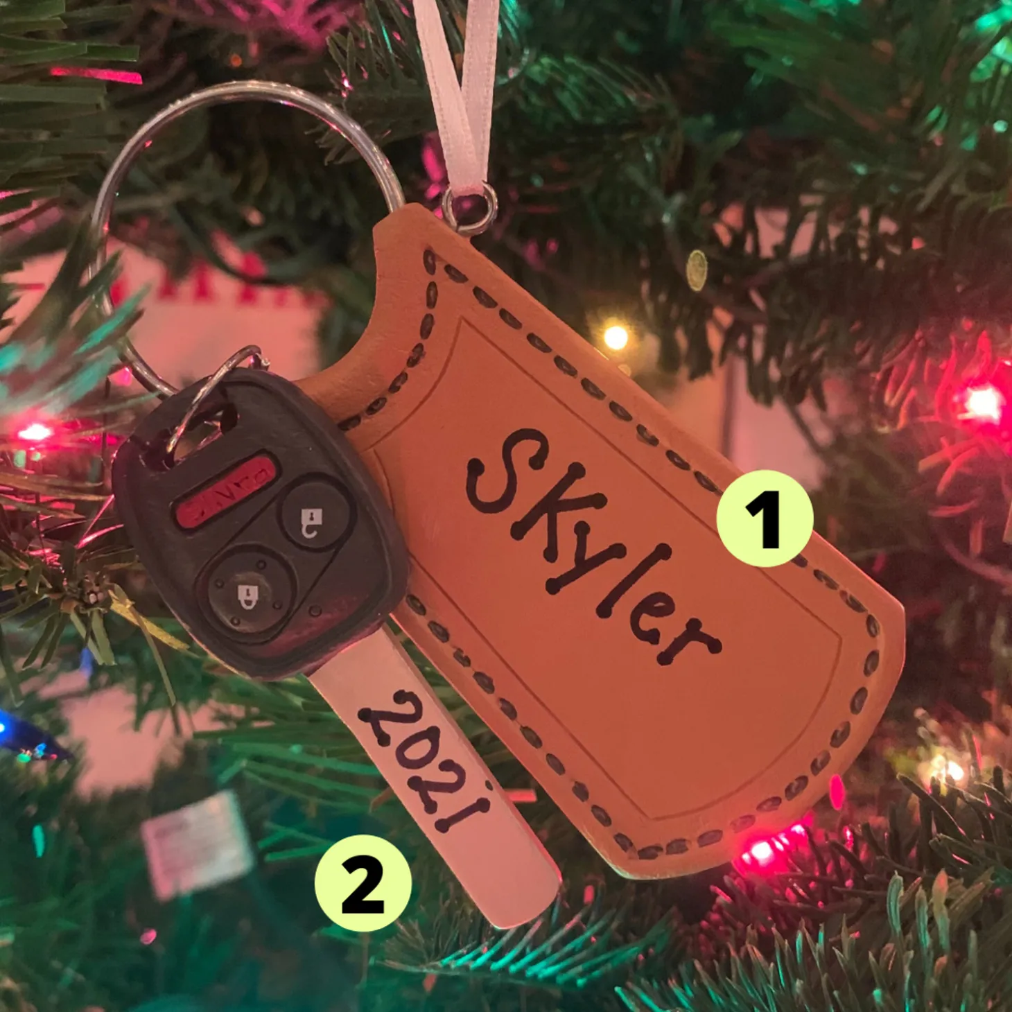 Hallmark 3.5" New Driver Personalized Christmas Ornament 1HGO2864
