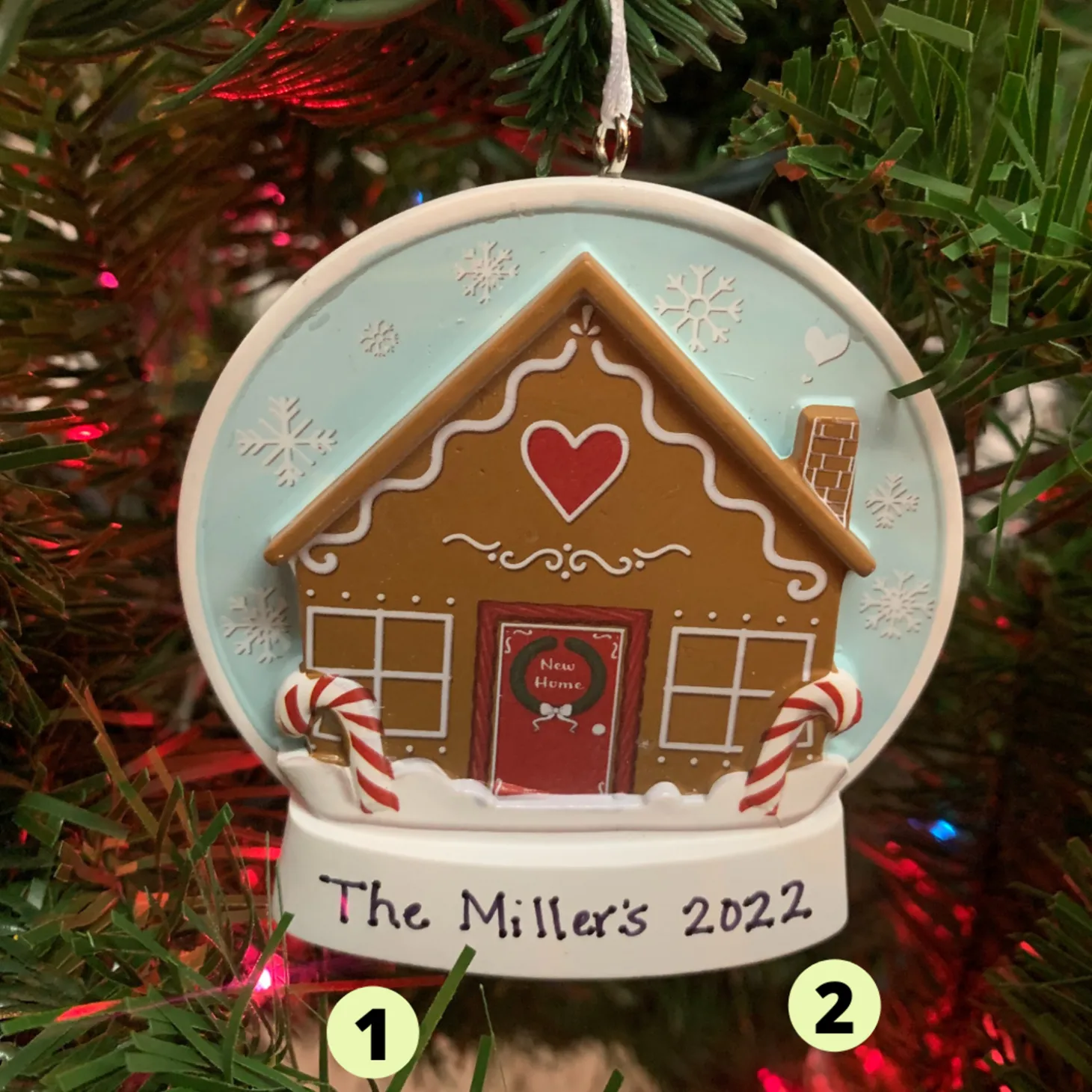 Hallmark 3.5" New Home Personalized Christmas Ornament 1HGO2930