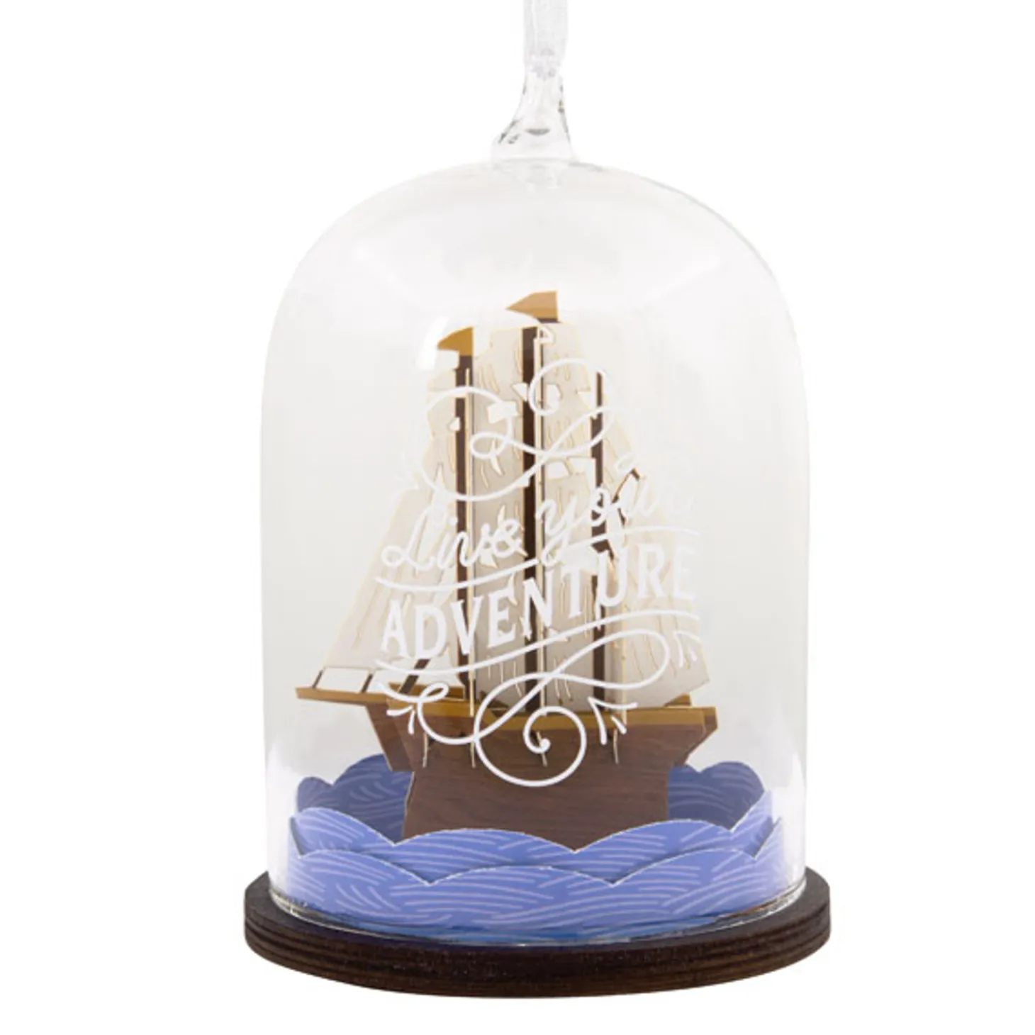 Hallmark Ship In A Bottle Signature Christmas Ornament 1HDL2173