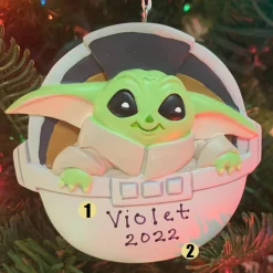 Hallmark Star Wars™ Grogu™ Personalized Christmas Ornament 3HCM0990