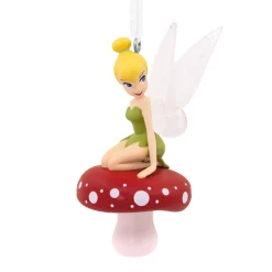 Hallmark Tinkerbell On Mushroom Christmas Ornament 3HCM0806