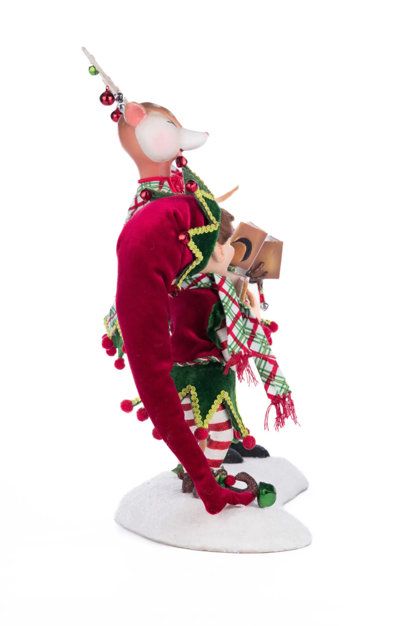 Katherine's Collection 18" Alfie, Deerdra, And Snowy Christmas Carolers Christmas Decoration 28-428351