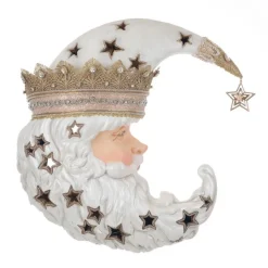Katherine's Collection 21" Battery Operated Starry Night Celestial Santa Wall Mask With Lights 28-328060