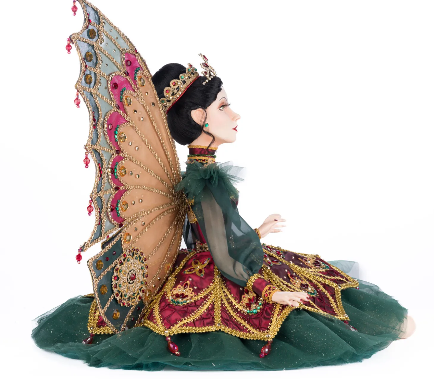 Katherine's Collection 23" Belle Noelle Sitting Fairy Ballerina Doll Christmas Decoration 28-428237