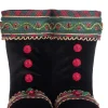Katherine's Collection 12" Black Holiday Magic Tabletop Boots Christmas Decoration 28-428410B