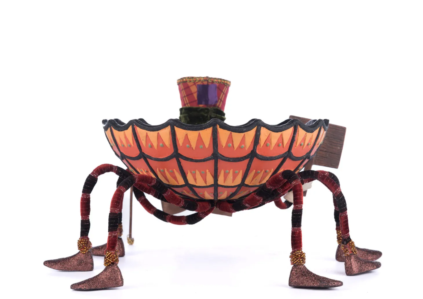 Katherine's Collection 14.5" Broomstick Acres Spider Halloween Candy Dish 28-428507