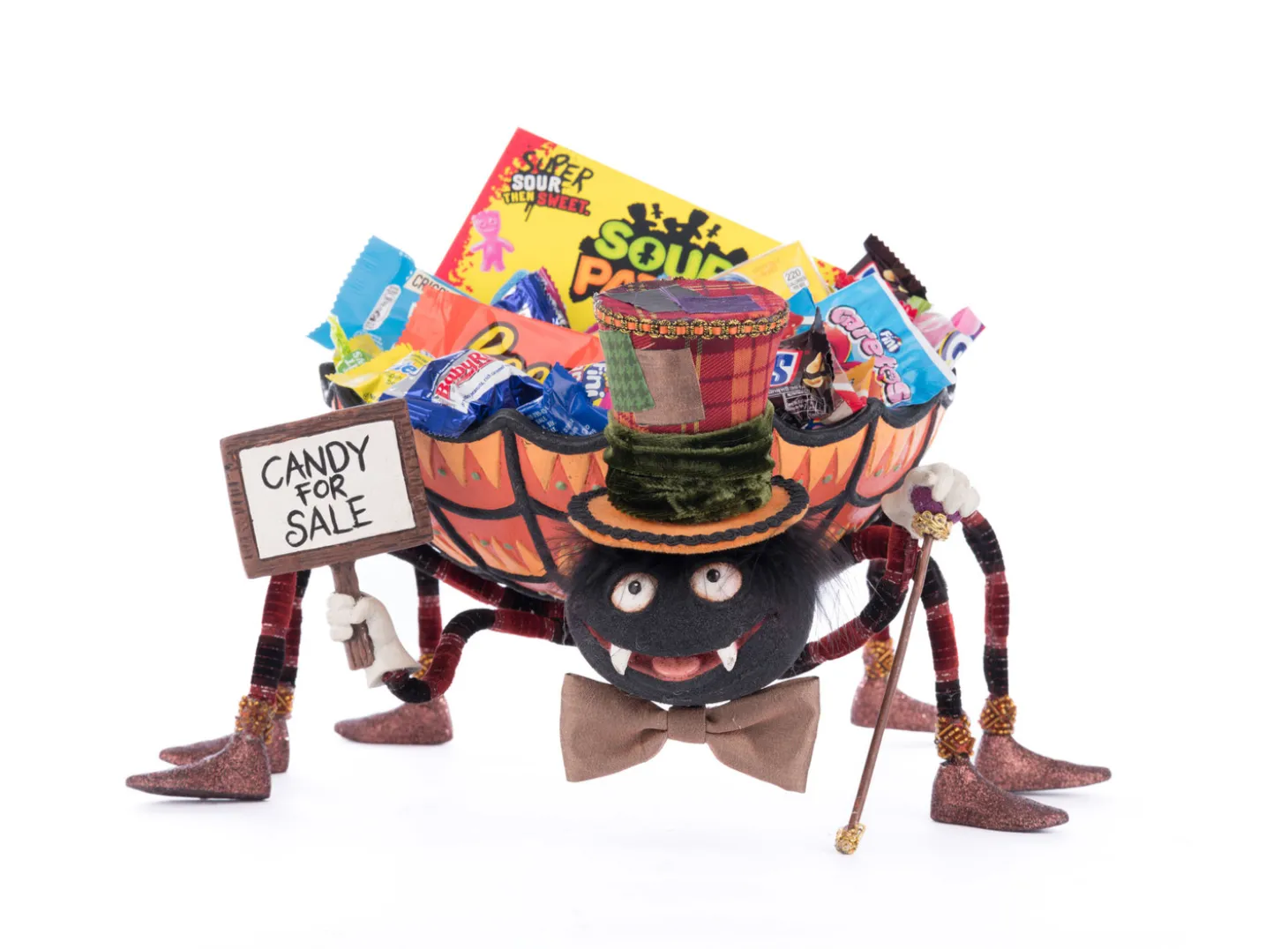 Katherine's Collection 14.5" Broomstick Acres Spider Halloween Candy Dish 28-428507