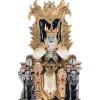 Katherine's Collection 17" Captain Skully Swashbuckler Pirate King In Chair Halloween Decoration 28-428220