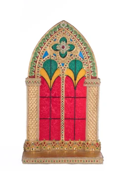 Katherine's Collection 22" Christmas Castle Pillar Candle Holder 28-428250