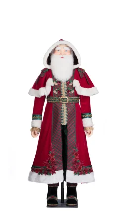 Katherine's Collection 70" Christopher Magic Life Size Christmas Santa Doll 28-428313