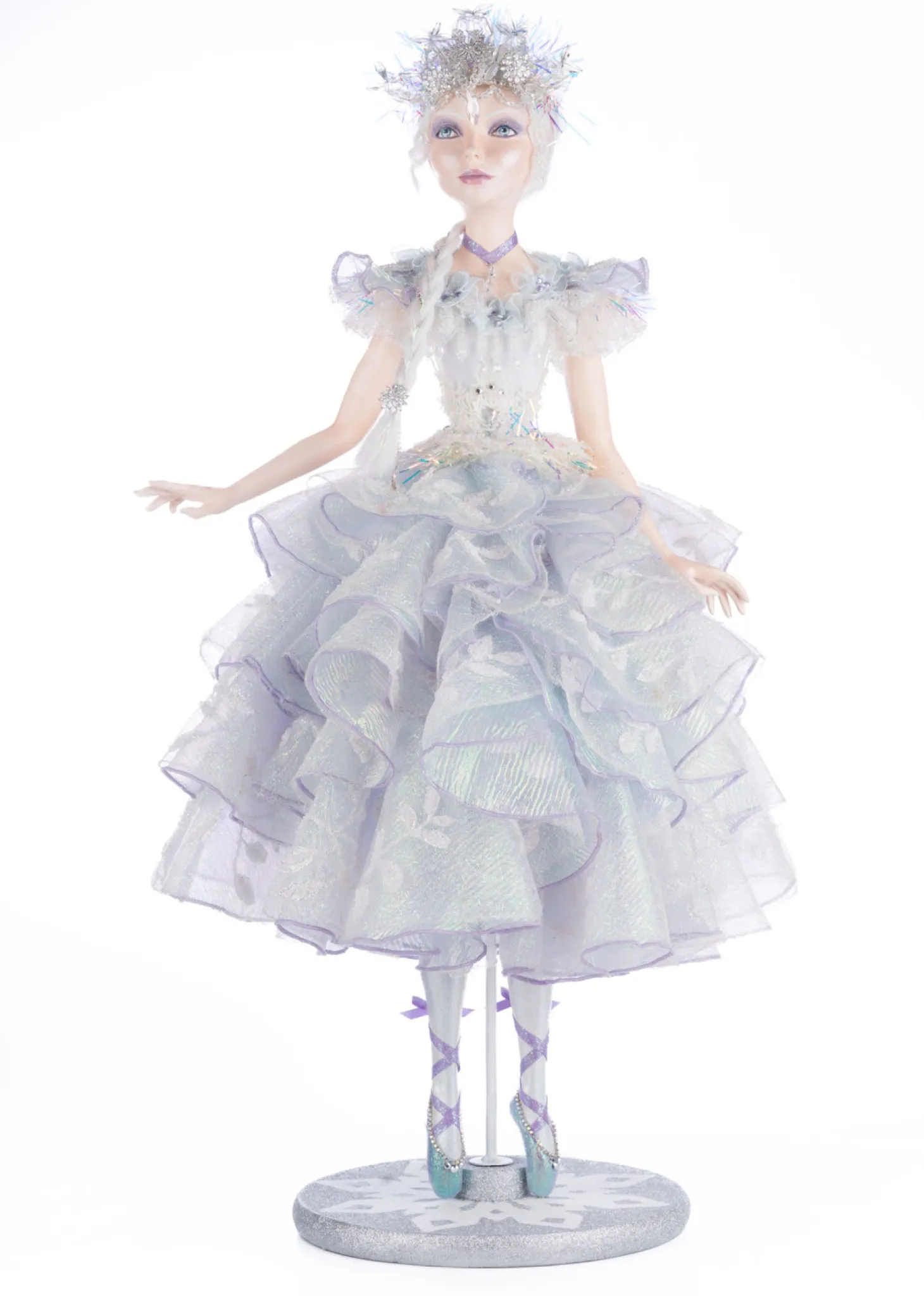 Katherine's Collection 29" Crystalline Winter Ballerina Christmas Doll 28-428287