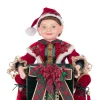 Katherine's Collection 14" Elf Holding Gift Candy Bowl Christmas Home Decor 28-428327