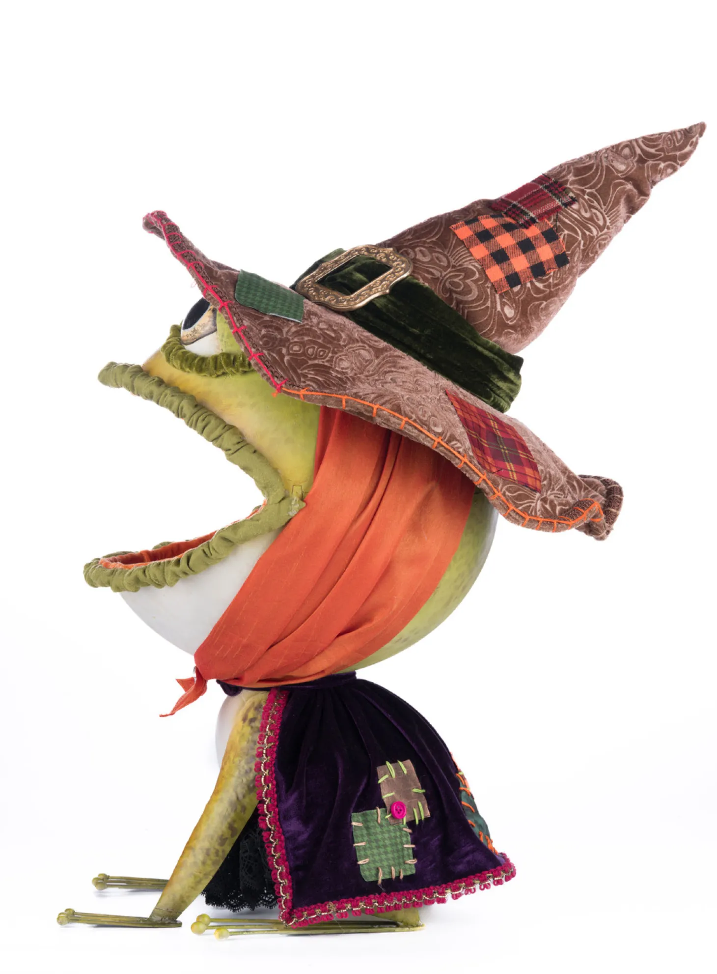 Katherine's Collection 22" Franklin The Frog Candy Container Halloween Decoration 28-428182