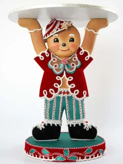 Katherine's Collection 20.5" Gingerbread Forrest Gingerbread Man Platter 28-128130