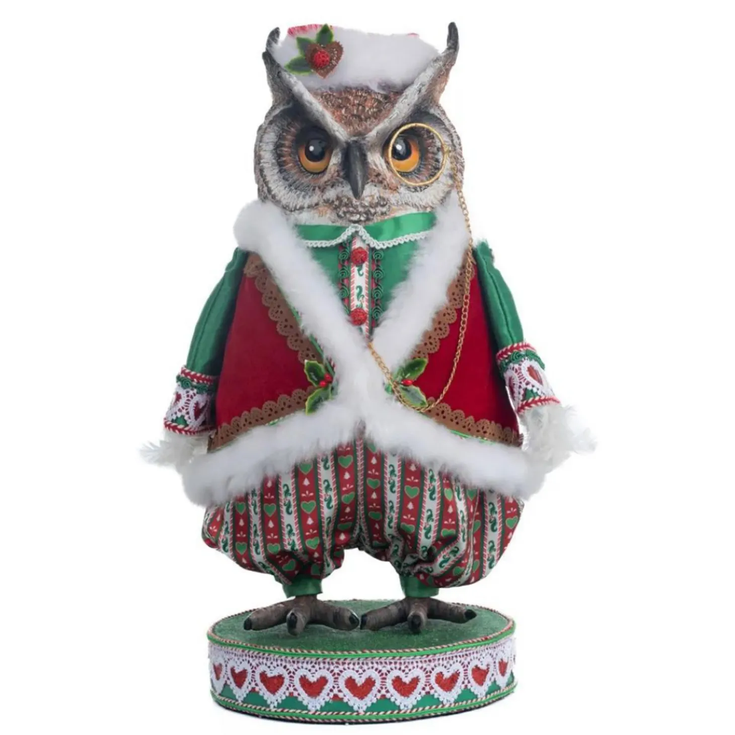 Katherine's Collection 17" Hoobert The Owl Christmas Figure 28-328050