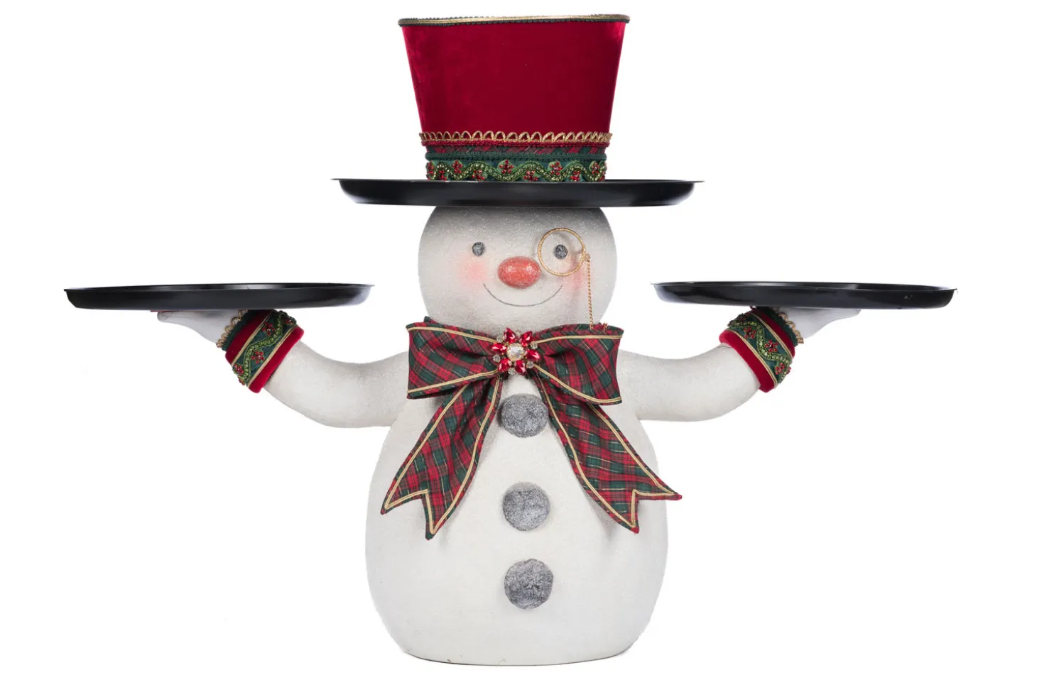 Katherine's Collection 37" Holiday Magic Snowman Christmas Serving Piece 28-428322