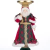 Katherine's Collection 13.5" Holiday Magic Santa Pillar Christmas Candle Holder 28-428324