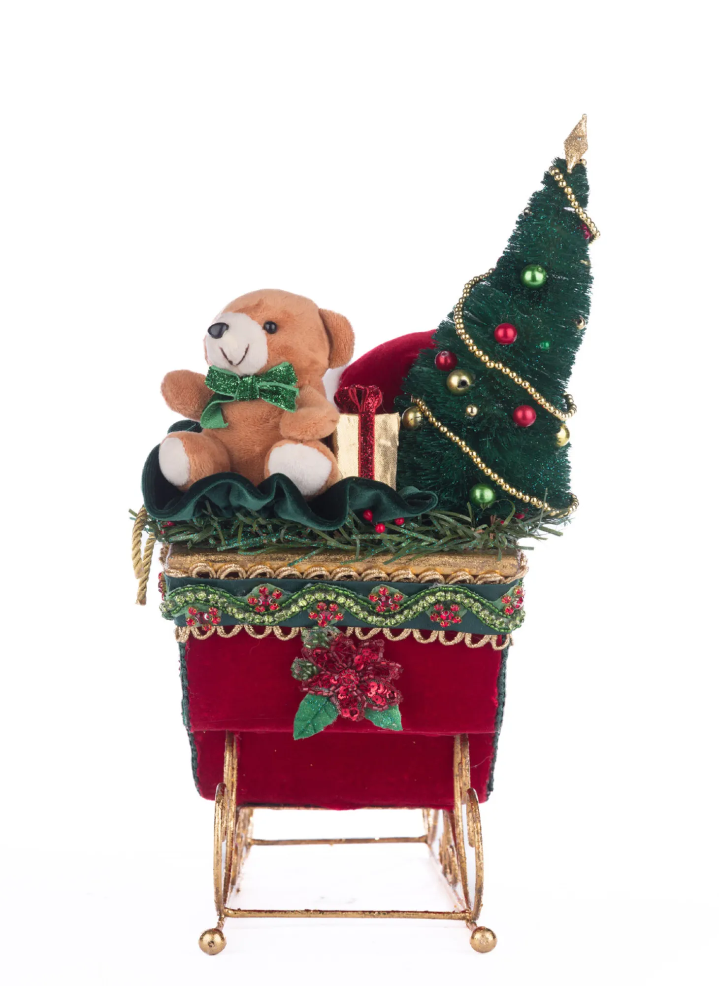Katherine's Collection 14.5" Holiday Magic Table Top Sleigh Christmas Figure 28-428332