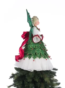 Katherine's Collection 22.5" Holly Berry Fairy Christmas Tree Topper 28-428342