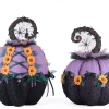 Katherine's Collection 13.5" Jacks And Cats Pumpkins Set Of 2 Halloween Decoration 28-428201