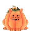 Katherine's Collection 11.5" Jackie The Kitty Cat Pumpkin Halloween Candy Container 28-428204