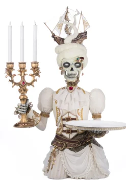 Katherine's Collection 39" Lady Adelaid Apparition With Candelabra And Tray Pirate Halloween Decoration 28-428211