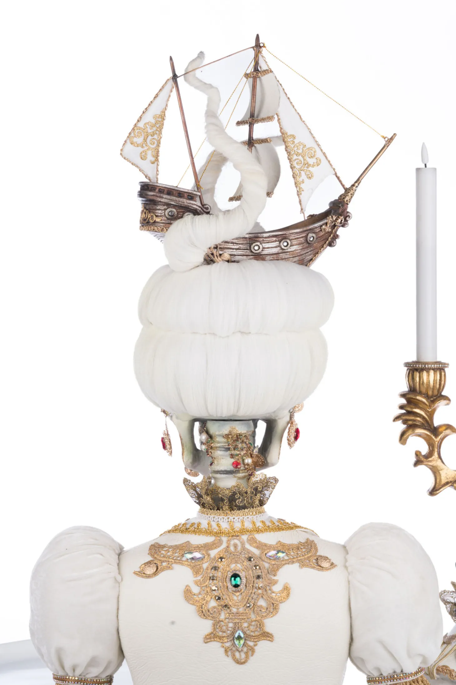 Katherine's Collection 39" Lady Adelaid Apparition With Candelabra And Tray Pirate Halloween Decoration 28-428211