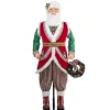 Katherine's Collection 64" Life Size Seasoned Greetings Papa Nicolas Nutmeg Doll 28-328727