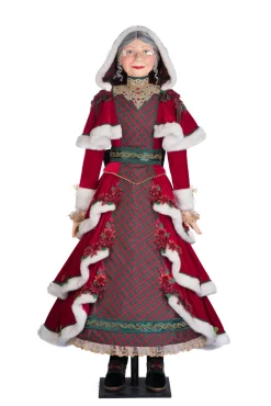 Katherine's Collection 63.5" Merry Magic Life Size Mrs. Claus Christmas Doll 28-428314