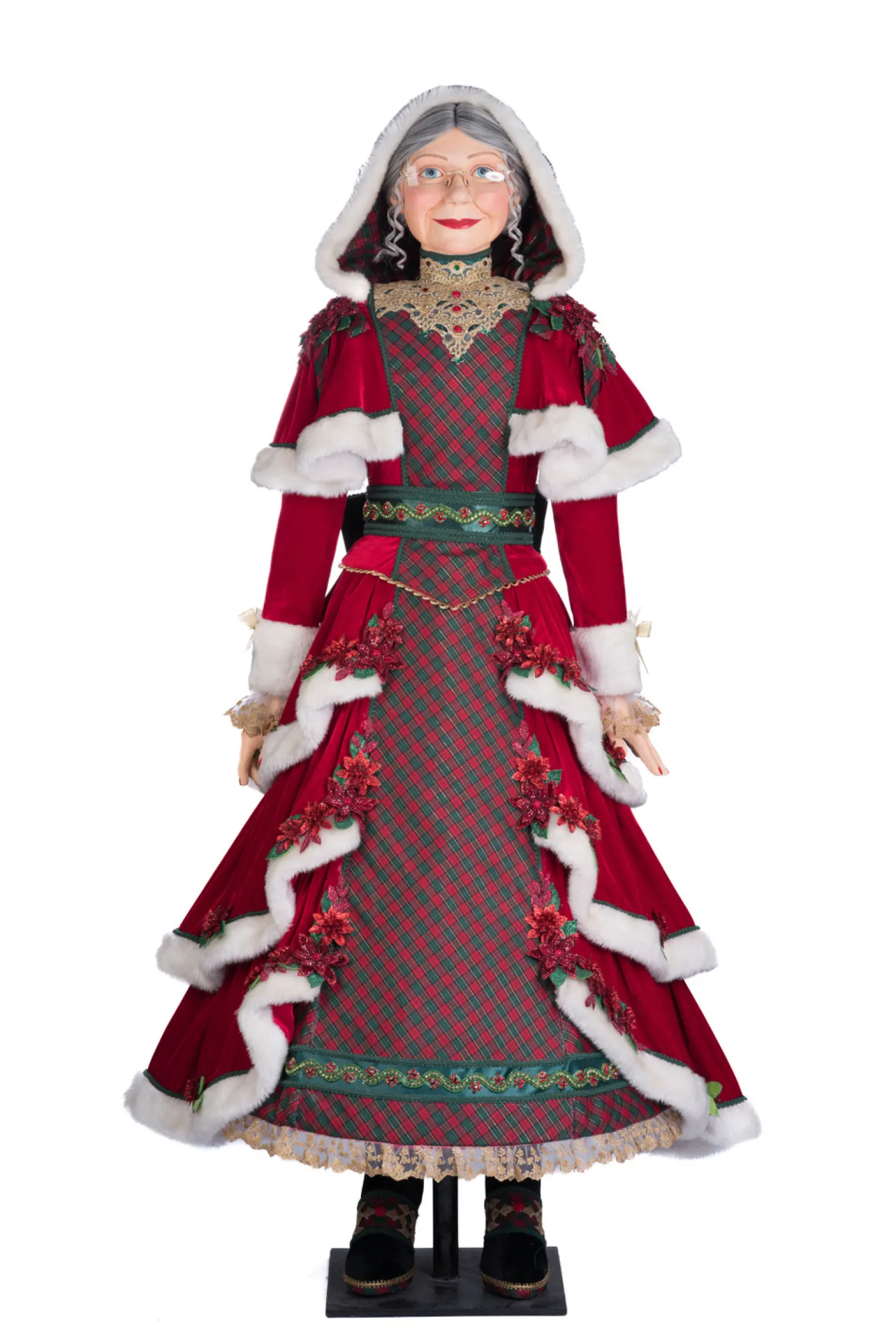 Katherine's Collection 63.5" Merry Magic Life Size Mrs. Claus Christmas Doll 28-428314