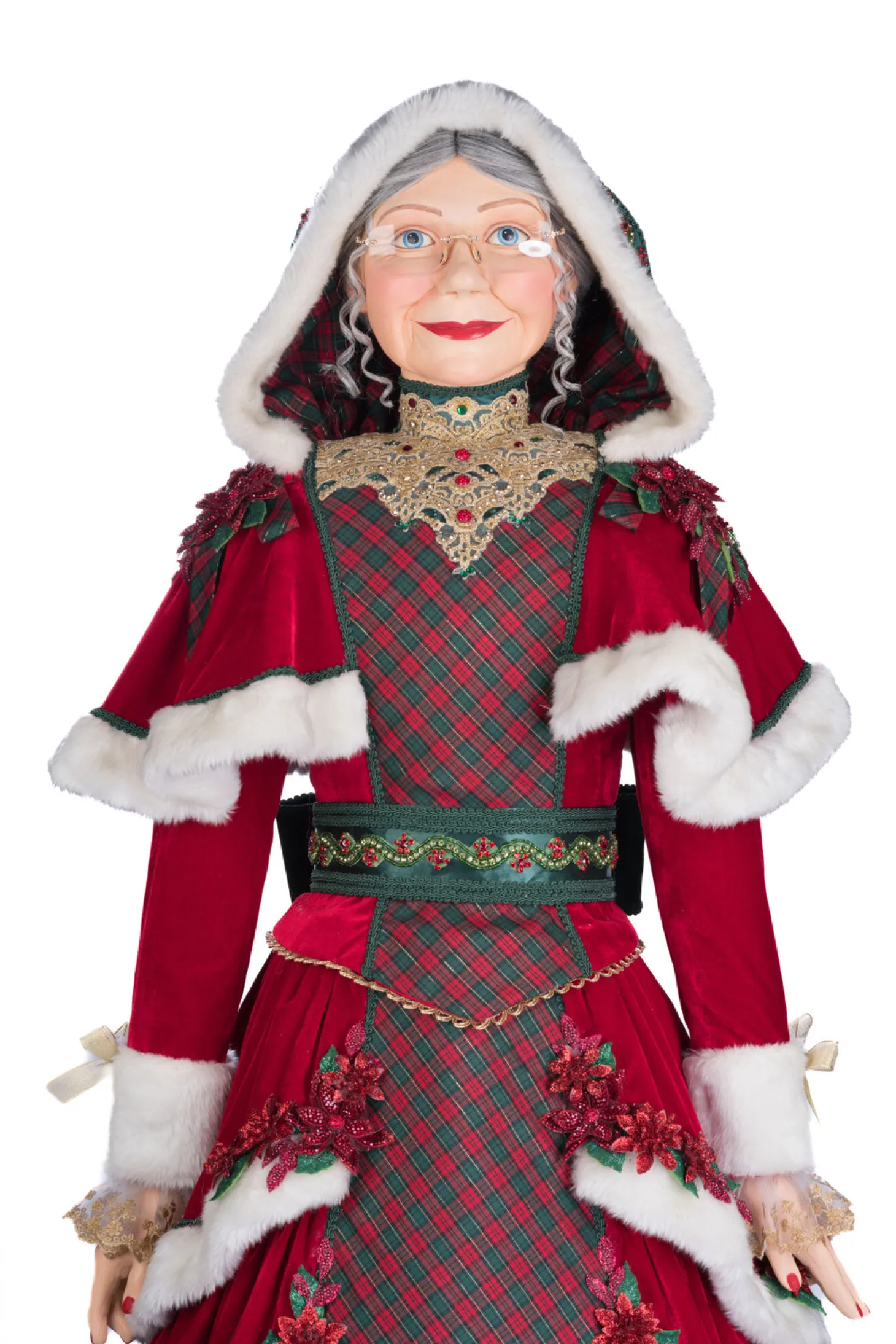 Katherine's Collection 63.5" Merry Magic Life Size Mrs. Claus Christmas Doll 28-428314