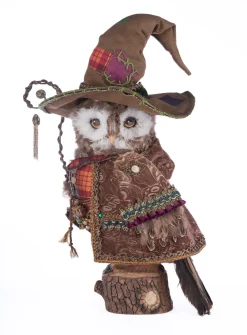 Katherine's Collection 20" Octavius The Owl Warlock Halloween Decoration 28-428175