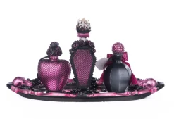 Katherine's Collection 7.25" Pink Passion Vanity Tray With Bottles Set Halloween Decoration 28-428154