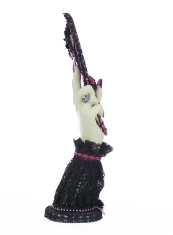 Katherine's Collection 16.5" Pink Panic Hand Held Mirror With Hand Halloween Decoration 28-428401
