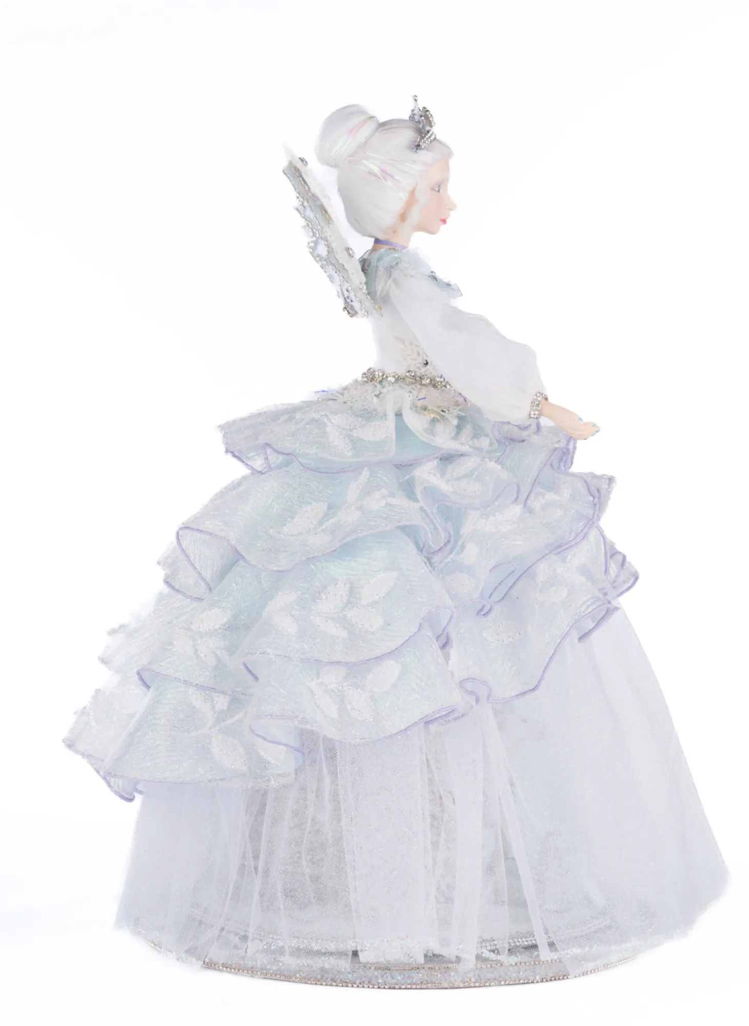 Katherine's Collection 20" Queen Crystalline Cloche And Doll Christmas Decoration 28-428291