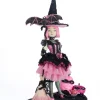 Katherine's Collection 14.75" Rosalie Blackthorne Pink Tabletop Witch Halloween Decoration 28-428510