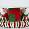 Katherine's Collection 13.25" Santa Claus Is Coming To Town Naughty And Nice Cake Stand 28-128245