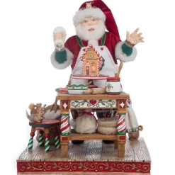Katherine's Collection 18" Seasoned Greetings Santa Baking For Christmas Figure 28-328739