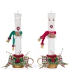 Katherine's Collection 12.5" Set Of 2 Village Of Holly Woods Caroling Candles Christmas Decoration 28-428536