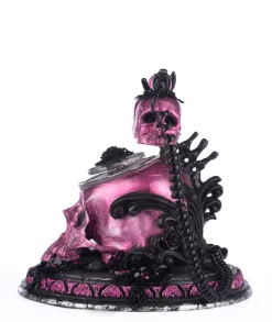 Katherine's Collection 11" Skull And Roses Phone Tabletop Halloween Decor 28-428149