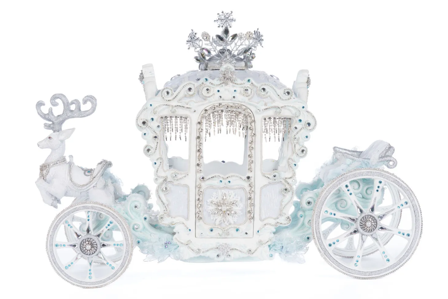 Katherine's Collection 21.5" Snowflake Carriage Christmas Decoration 28-428288