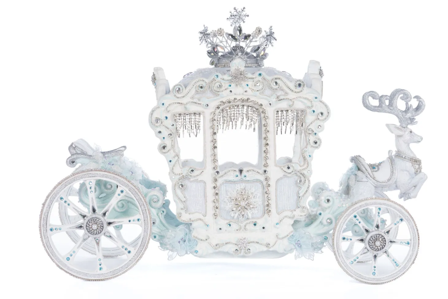 Katherine's Collection 21.5" Snowflake Carriage Christmas Decoration 28-428288